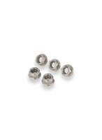 CNC Racing Achteras moerenset titanium 5 stuks voor Ducati