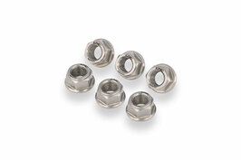CNC Racing Achtertandwiel moerenset (6 st.) titanium voor Ducati