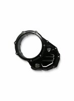 CNC Racing Transparant Koppelingsdeksel ('open koppeling') Zwart-Zwart voor Ducati