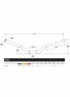 CNC Racing Stuur 22mm CNC Racing voor Ducati