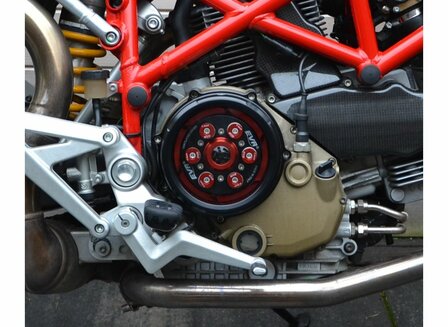 CNC Racing Transparant koppelingsdeksel 'Clear' voor Ducati