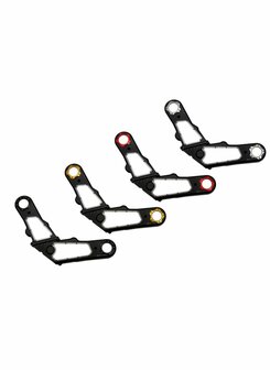 CNC Racing Distributieriem cover set 'Gear' Scrambler Monster Hypermotard voor Ducati