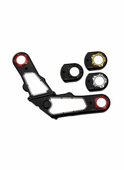 CNC Racing Distributieriem cover set 'Gear' Scrambler Monster Hypermotard voor Ducati