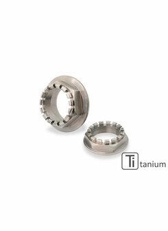 CNC Racing Titanium Achteras moerenset voor Ducati
