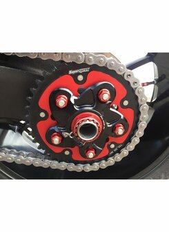 CNC Racing Achtertandwiel moerenset (5 st.) voor Ducati