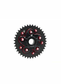 CNC Racing Achtertandwiel moerenset (6 st.) voor Ducati