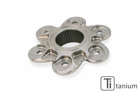 CNC Racing Titanium Achtertandwieldrager 6-bouts (grote achteras) voor Ducati