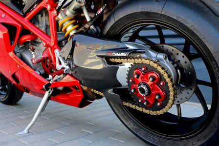 CNC Racing Achtertandwieldrager voor Ducati