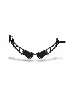 CNC Racing Biposto passagierssteunen set voor Ducati