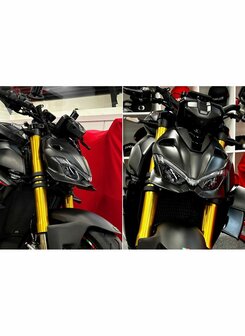 CNC Racing Koplamp cover mat carbon voor Ducati