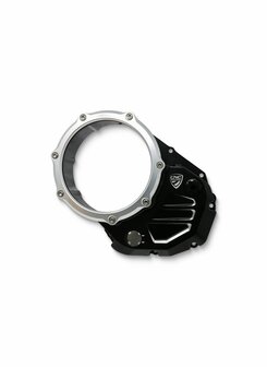 CNC Racing Transparant Koppelingsdeksel ('open koppeling') Zwart-Zwart voor Ducati