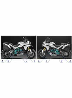 CNC Racing Framecap set voor Ducati