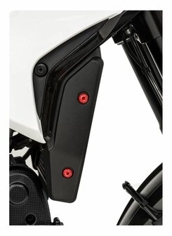 CNC Racing Radiatorcover boutenset voor Ducati