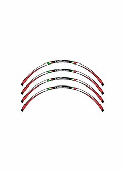CNC Racing Rimstripe velgsticker set - 17 inch velgen voor Ducati