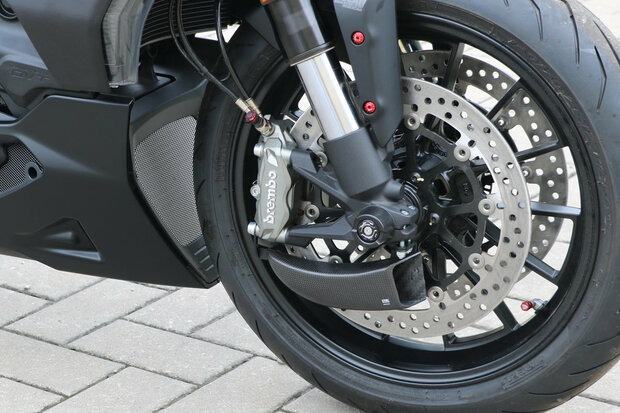 CNC Racing GP Remklauw koeling luchtgeleider set carbon voor Ducati