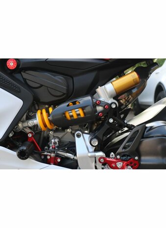 CNC Racing Schokdemper cover boutenset voor Ducati