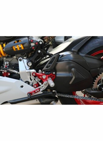 CNC Racing Schokdemper cover boutenset voor Ducati