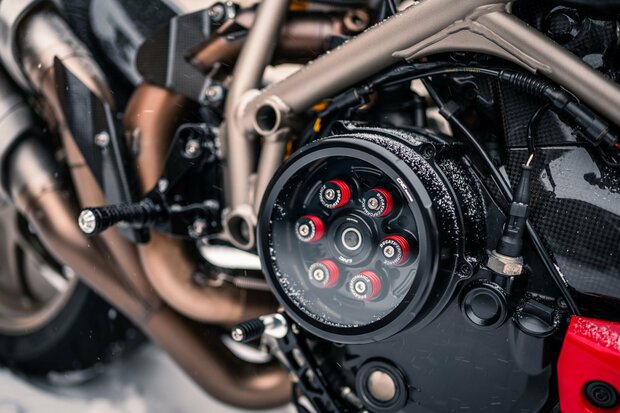 CNC Racing Transparant koppelingsdeksel 'Clear' voor Ducati