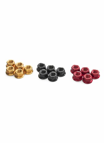 CNC Racing Achtertandwiel moerenset (5 st.) voor Ducati