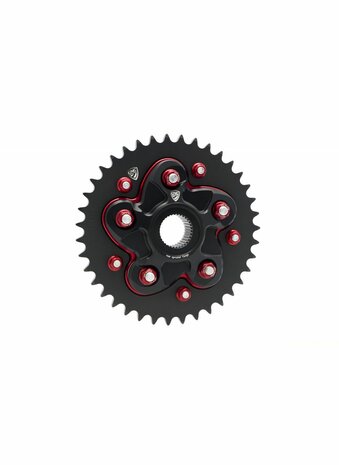 CNC Racing Achtertandwiel moerenset (5 st.) voor Ducati