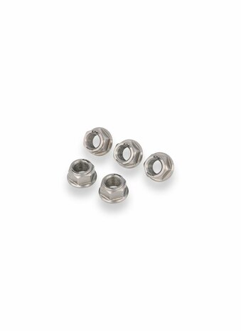 CNC Racing Achteras moerenset titanium 5 stuks voor Ducati