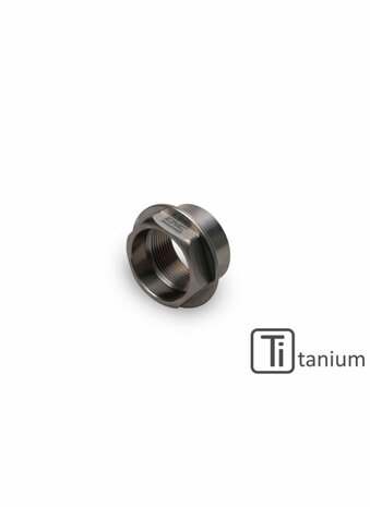 CNC Racing voorwielmoer titanium voor Ducati