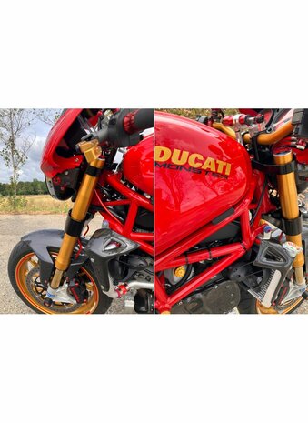 CNC Racing Riserset voor fatbar stuur 29mm voor Ducati