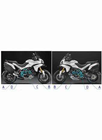 CNC Racing Framecap set voor Ducati