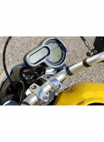 CNC Racing Fatbar stuur riserset en dashboard steun kit voor Ducati