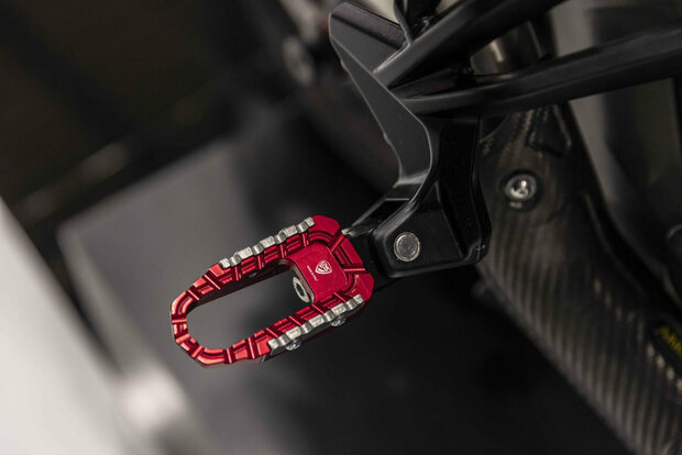 CNC Racing Passagier voetsteunen set 'Touring' voor Ducati